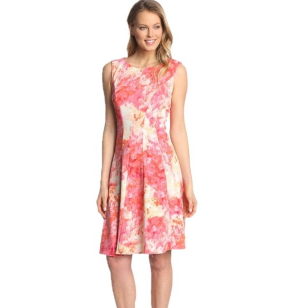 Sandra Darren Floral Dress